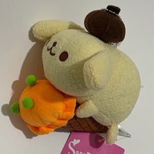 Sanrio Pompompurin Ice Cream
Plush Keychain